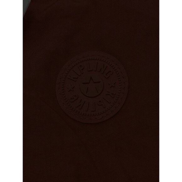 Kipling Seoul Cherry Red Laptop School Backpack Water Resistant Monkey Charm - Picture 3 of 6